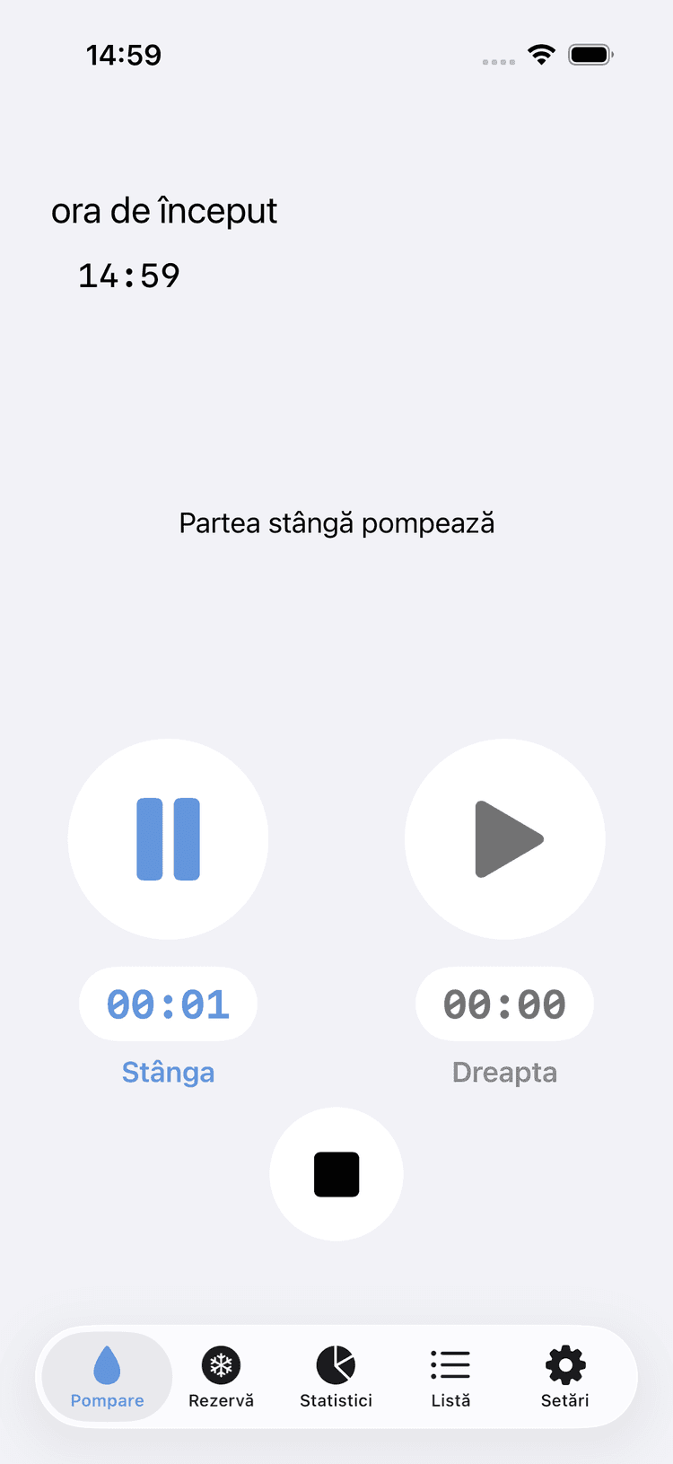 Pumpe app screenshot