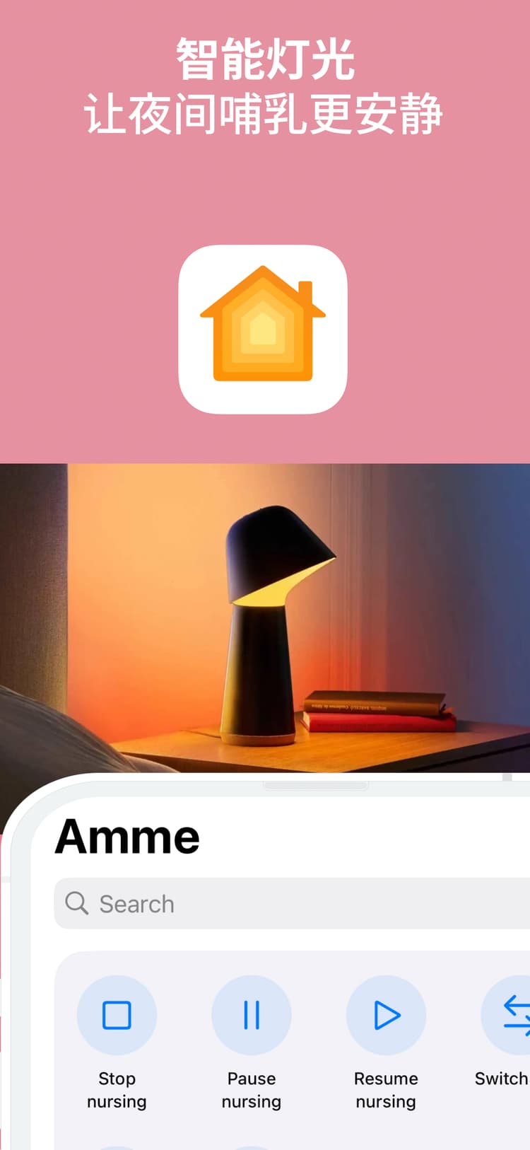 Amme 展示 iOS 快捷指令集成的自动灯光控制