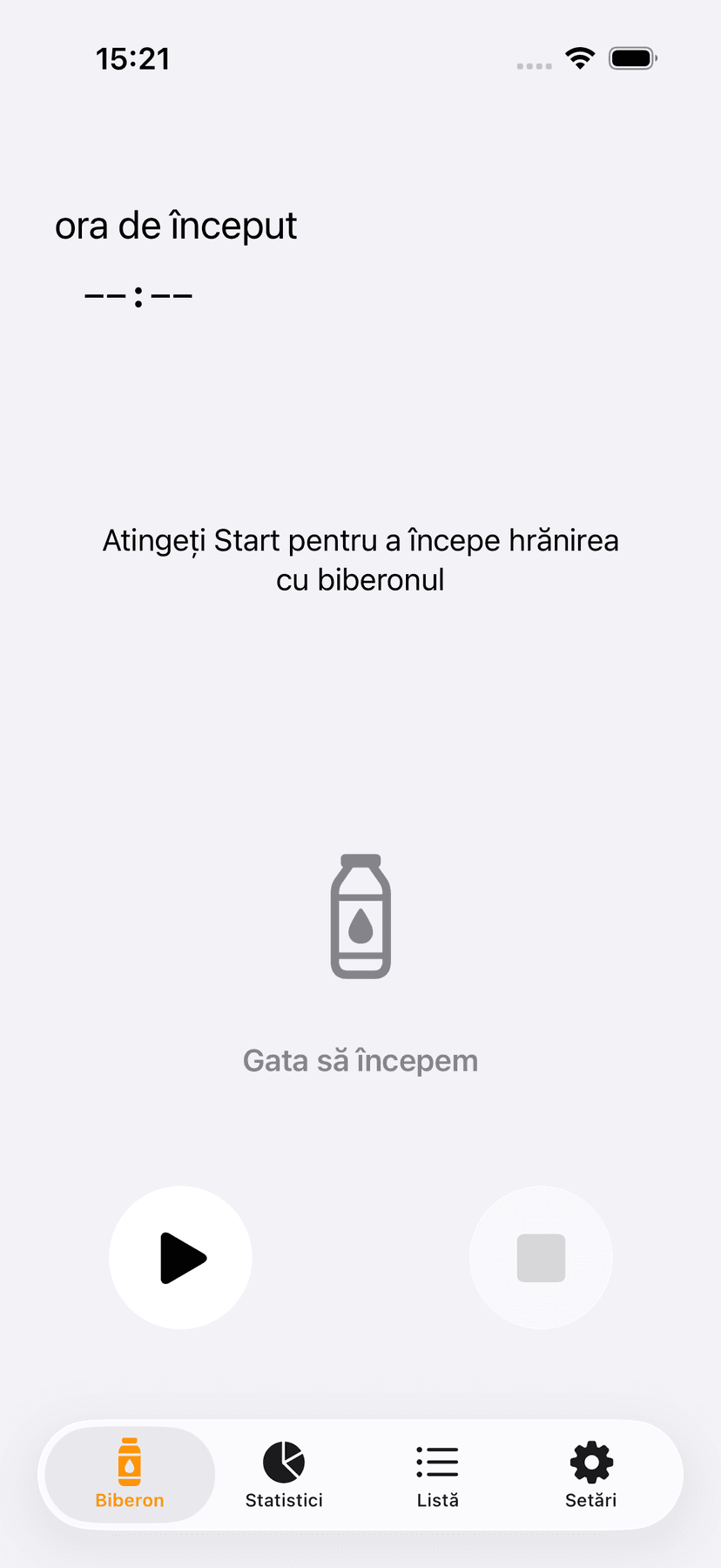 Flaske tracking screen
