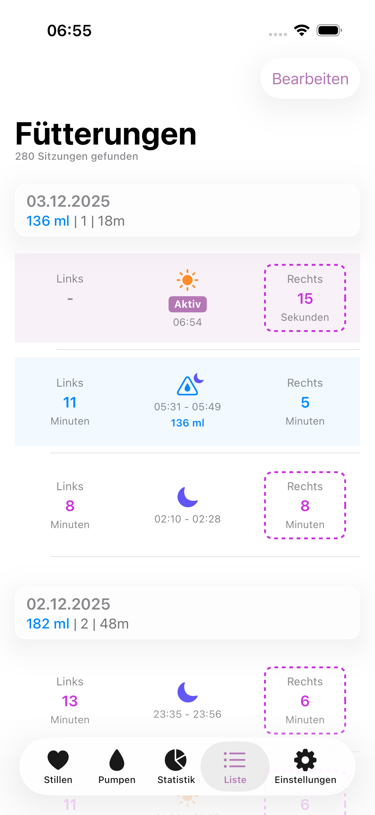 Amme app list light mode