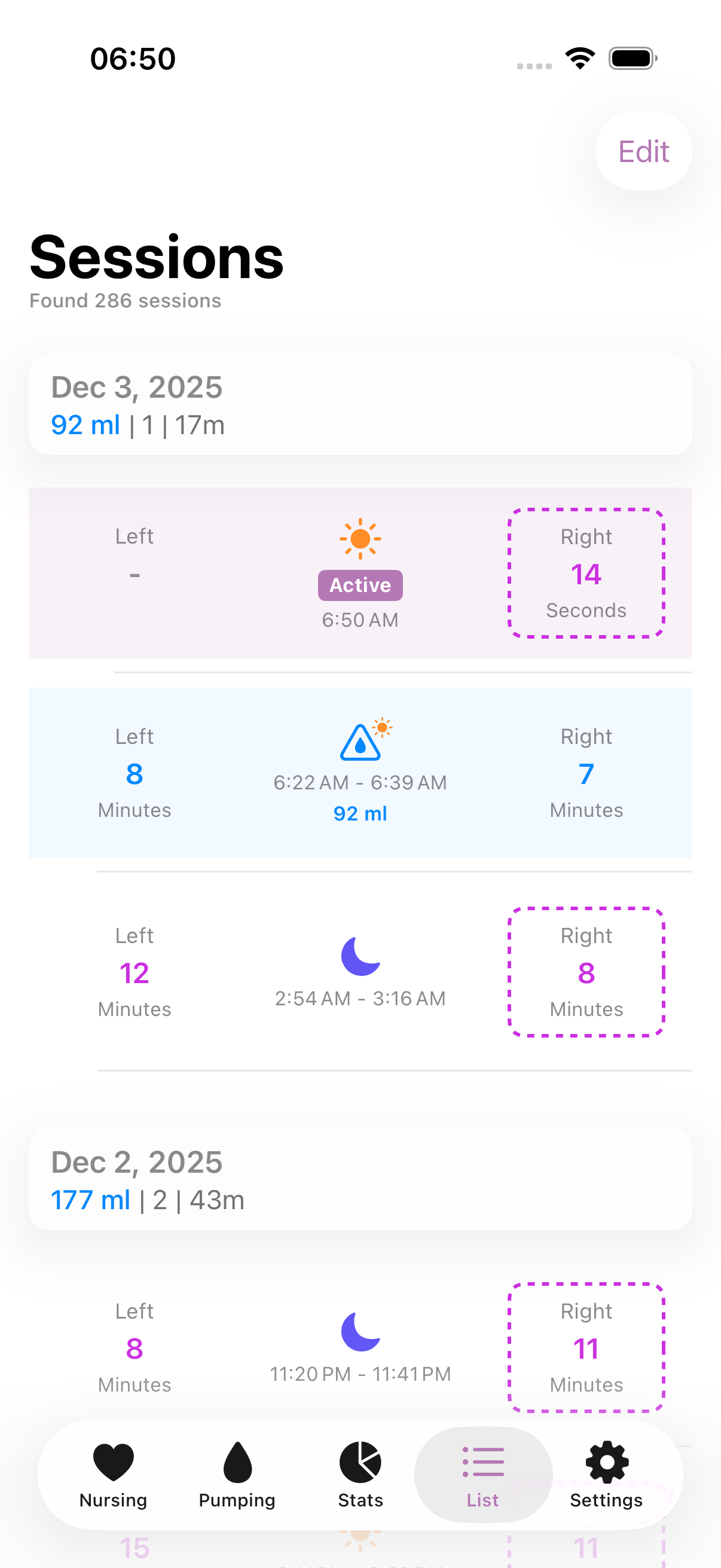 Amme app list light mode