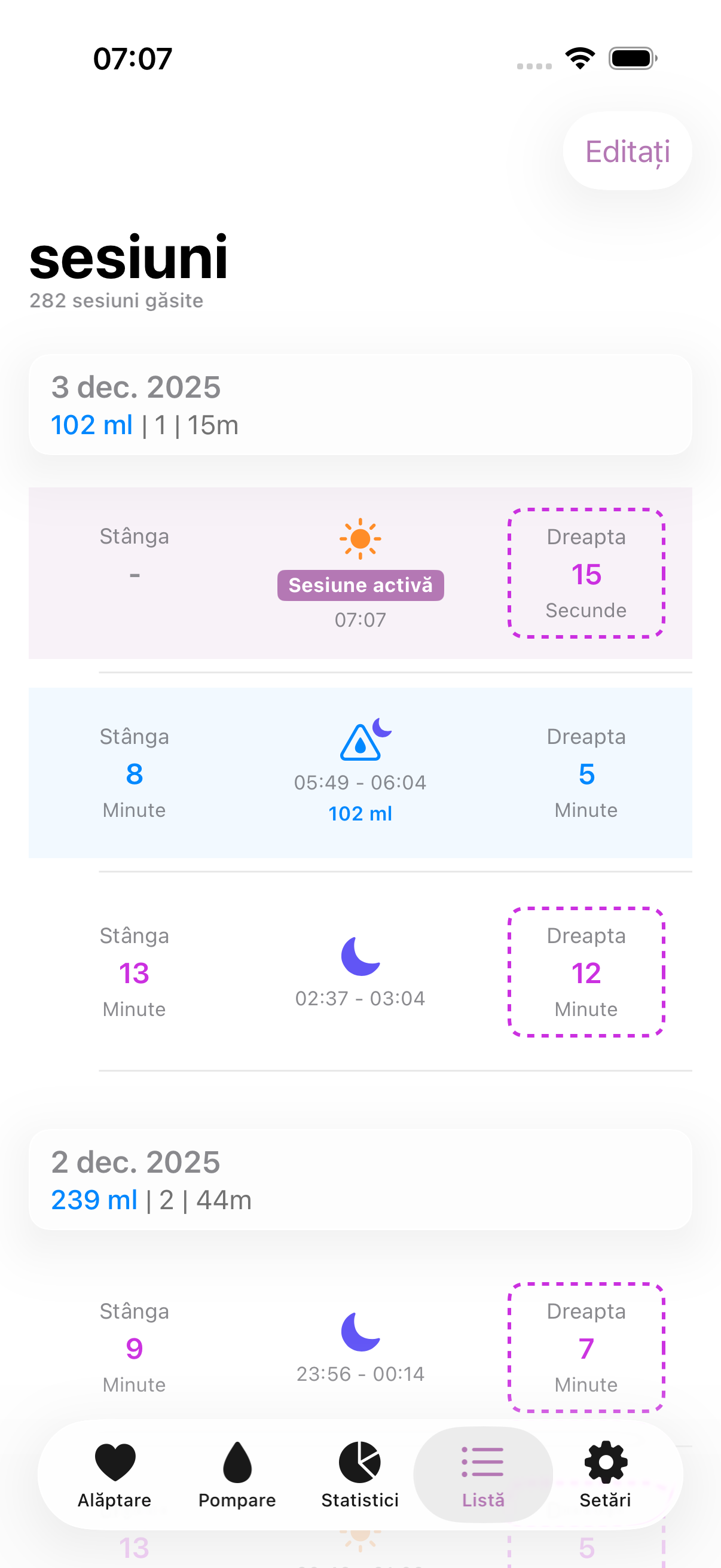 Amme app list light mode